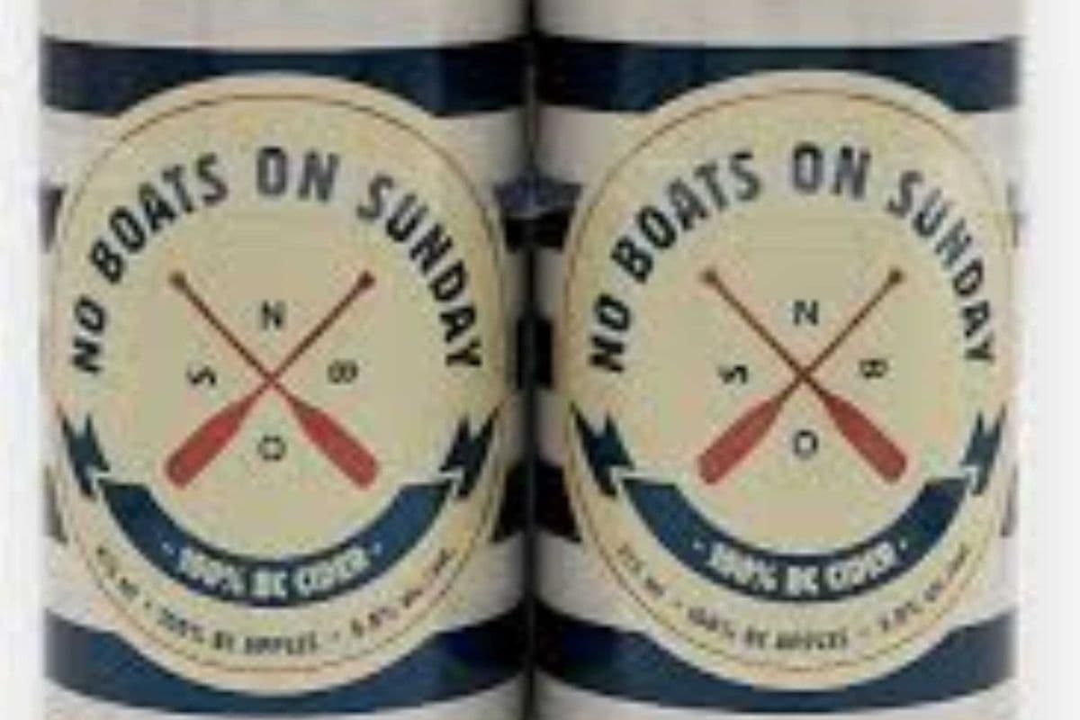 No Boats on Sunday BC Apple (4 x 473ml)