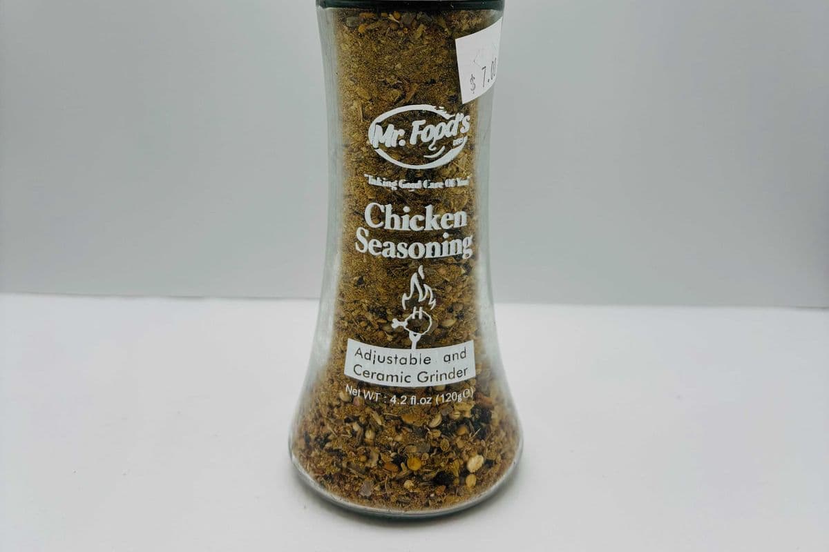 Mr Foods Chicken Seasoning With Ceramic Grinder, 120 Grams (120g)