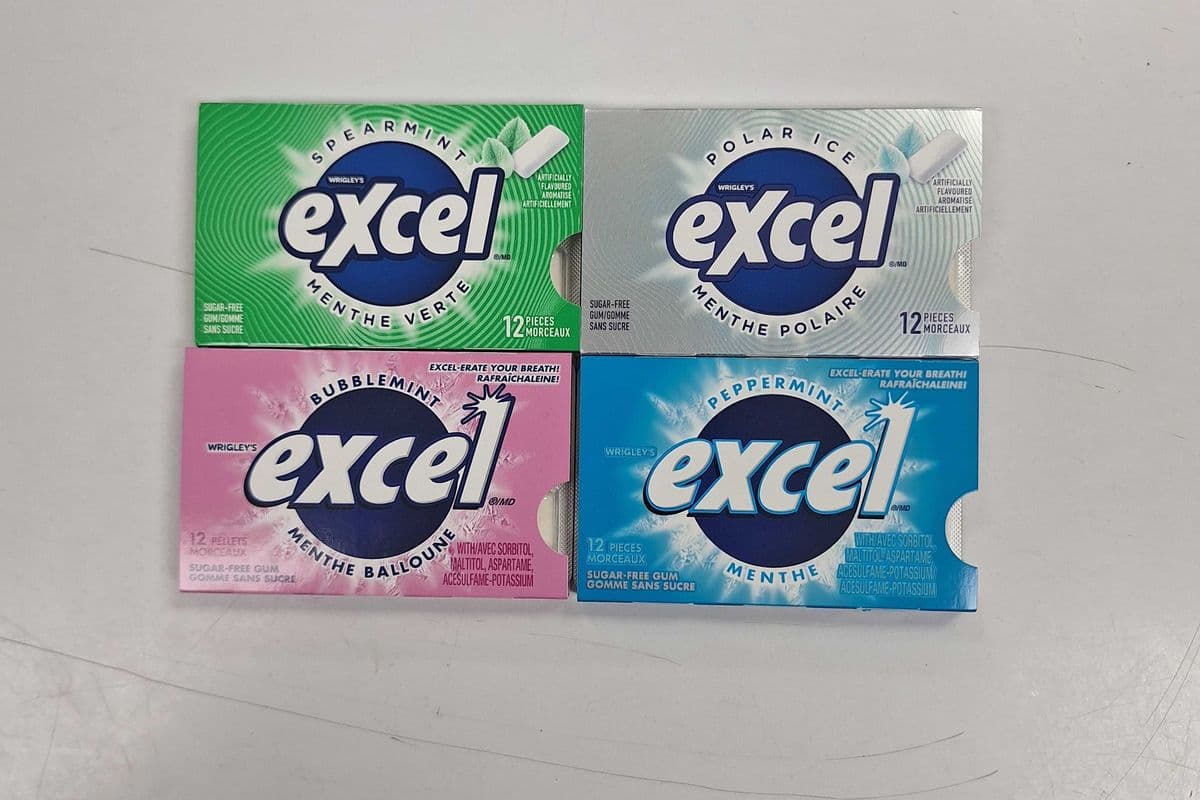 Excel 12 Pieces Gum PKT - $ 2.39