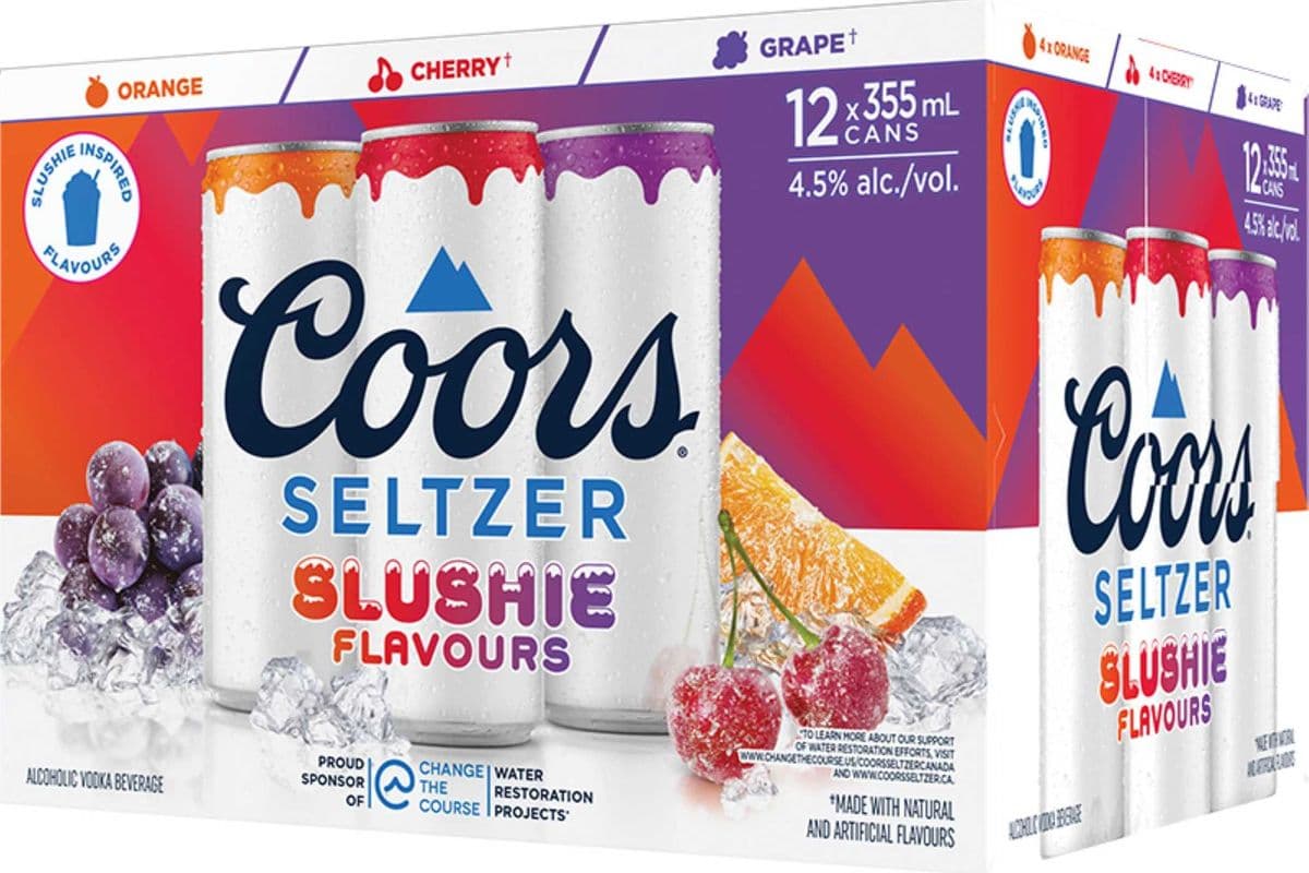 Coors Seltzer Slushie Flavours 12x355ml (12 x 355ml)