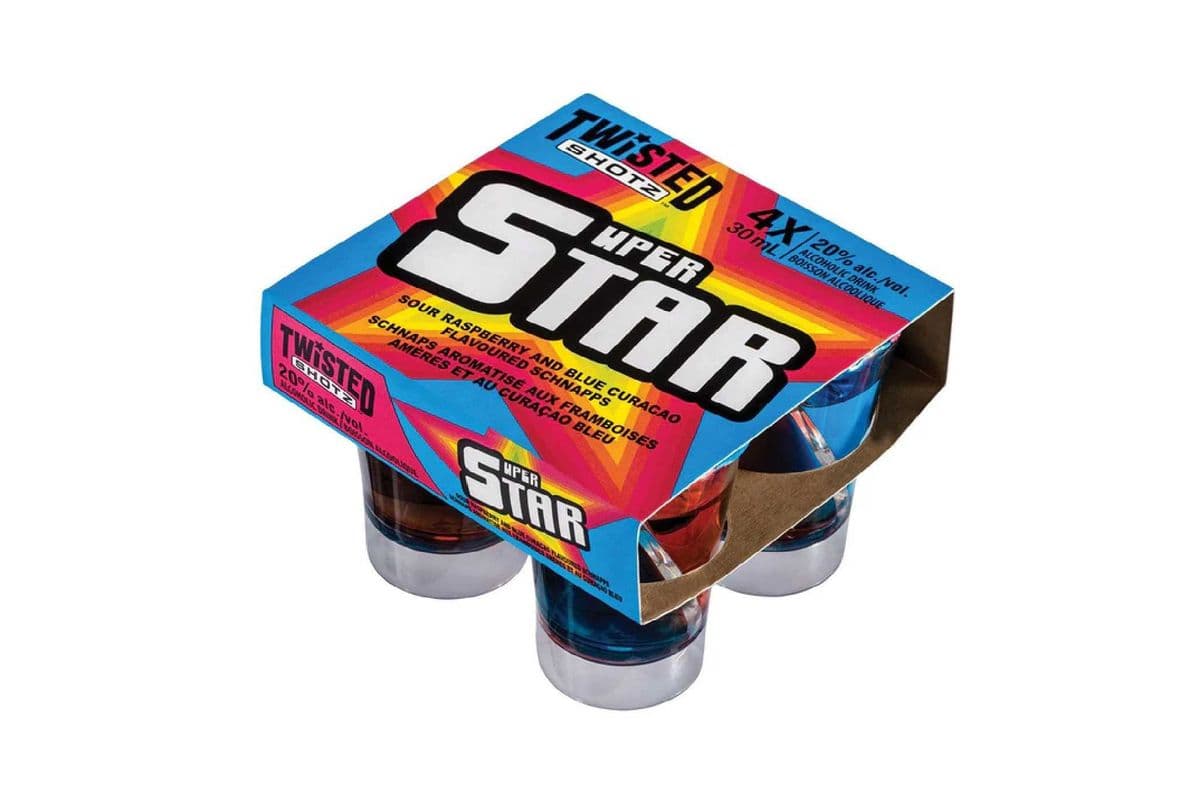 Twisted Shots Super Star shot (4 x 30ml)