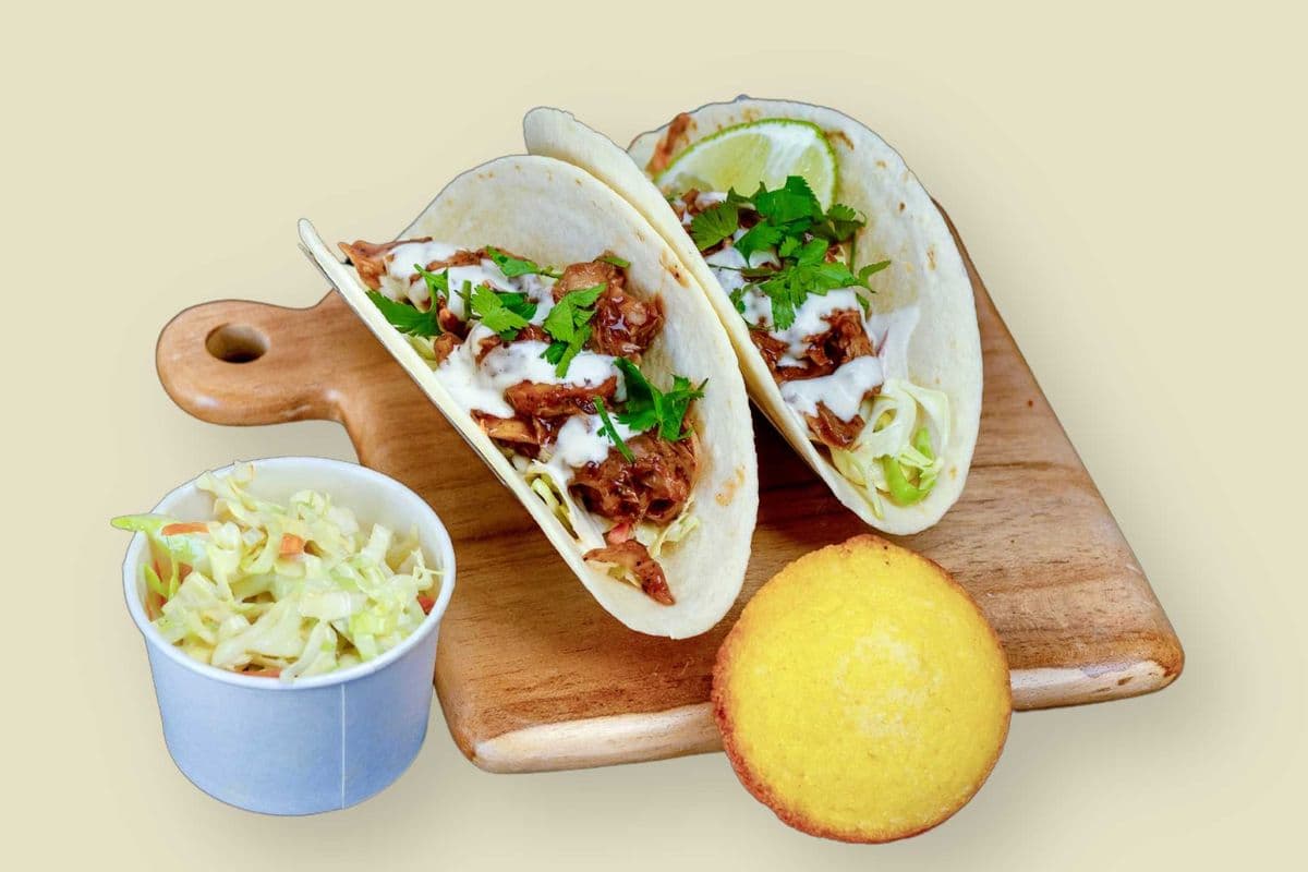 BBQ Chicken Tacos (2 pcs) Meal