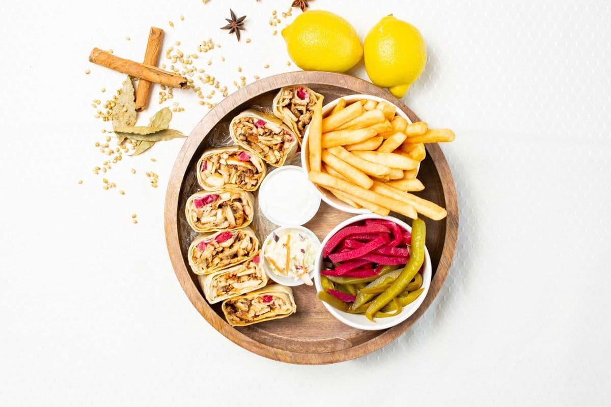 Chicken Saj Meal