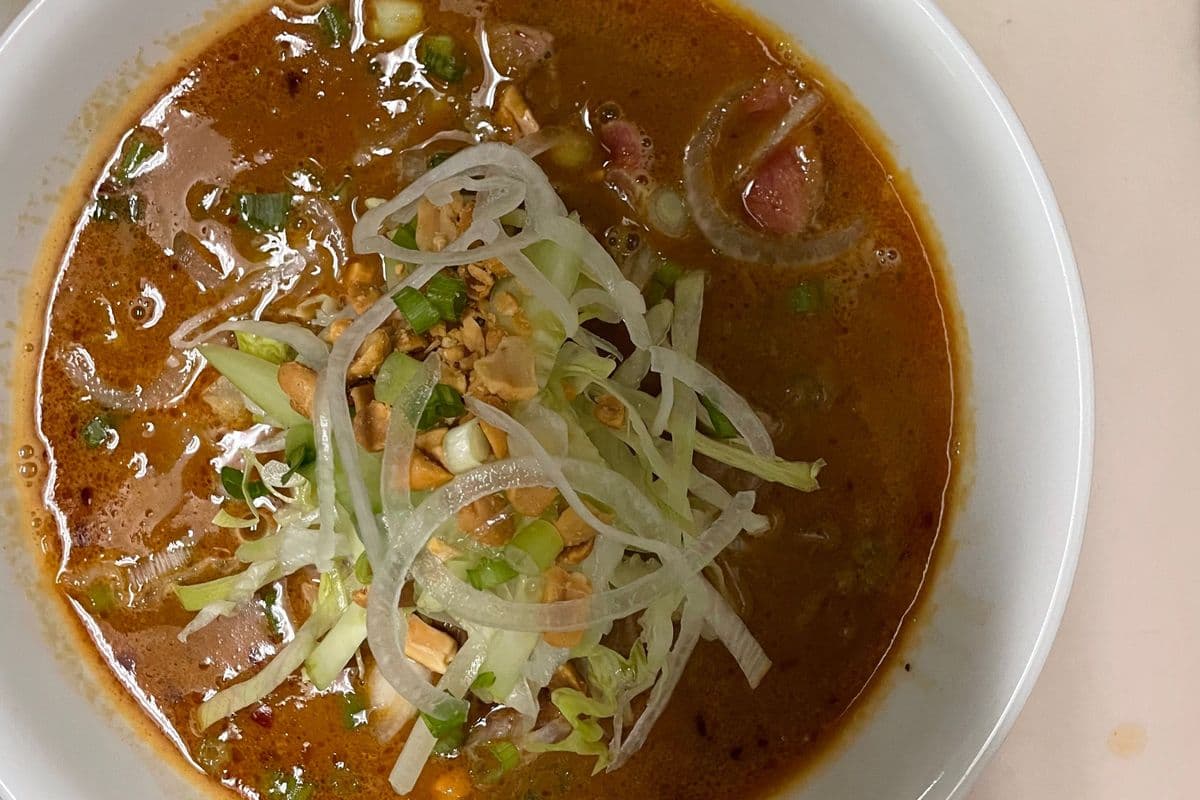11.Peanut Satay Beef Noodle Soup