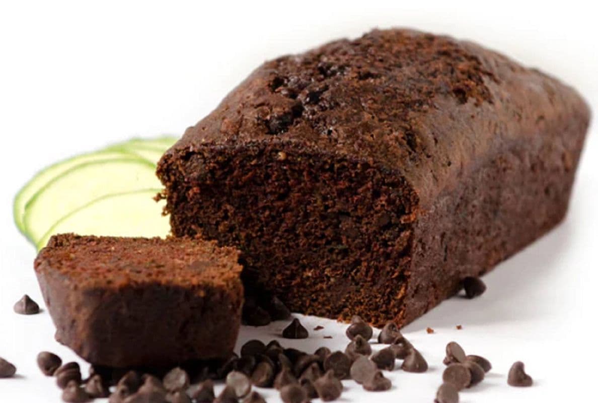Chocolate Zuchini Loaf Slice