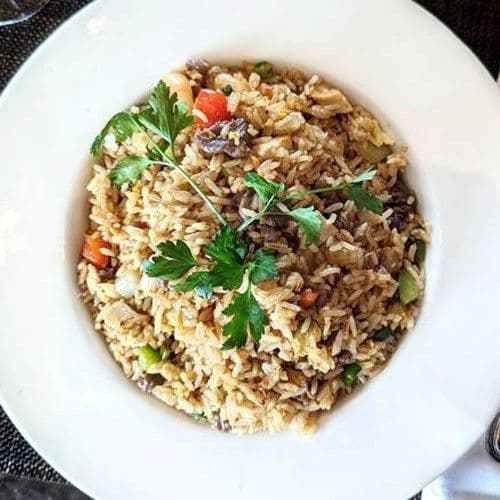 Riz frit à la ROUGE / ROUGE Fried Rice