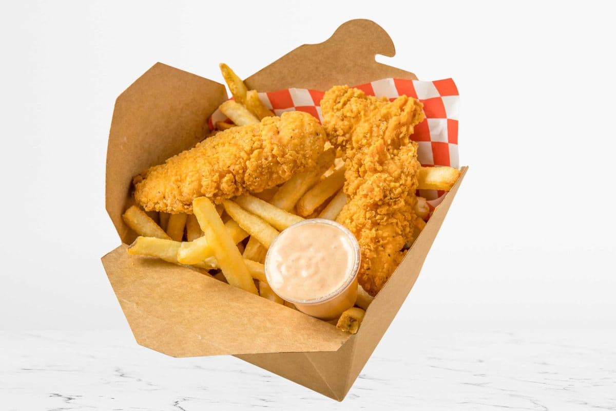 Two Pieces Chicken Tenders with Fries