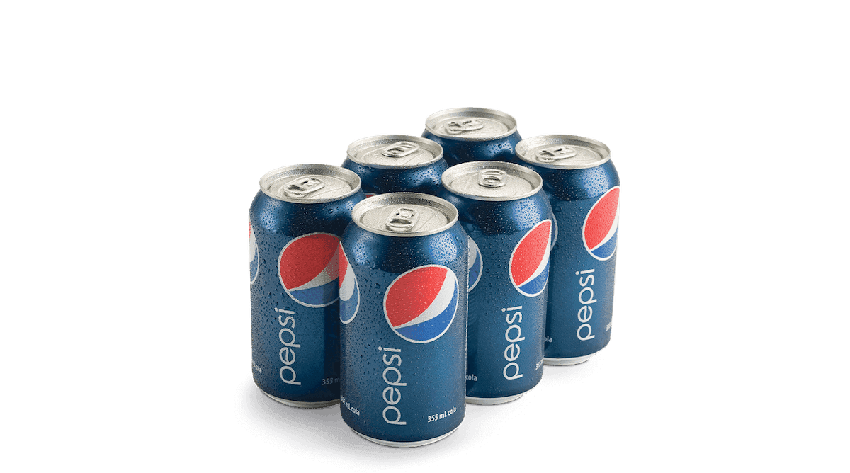 6-Pack of 12oz Cans of Pop