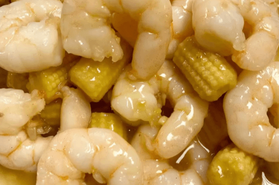 Prawns with Baby Corn
