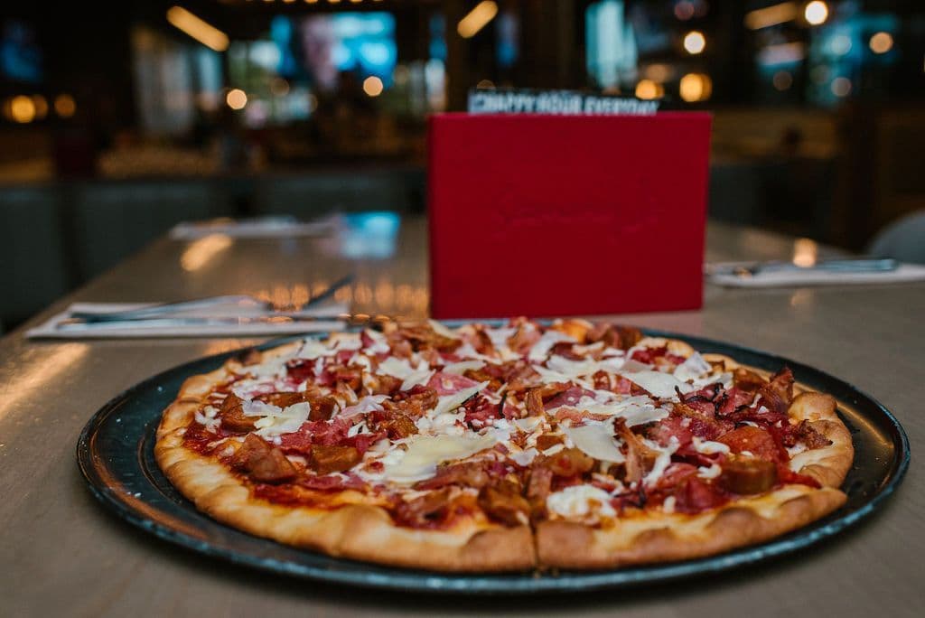 THE GODFATHER OF MEATS PIZZA