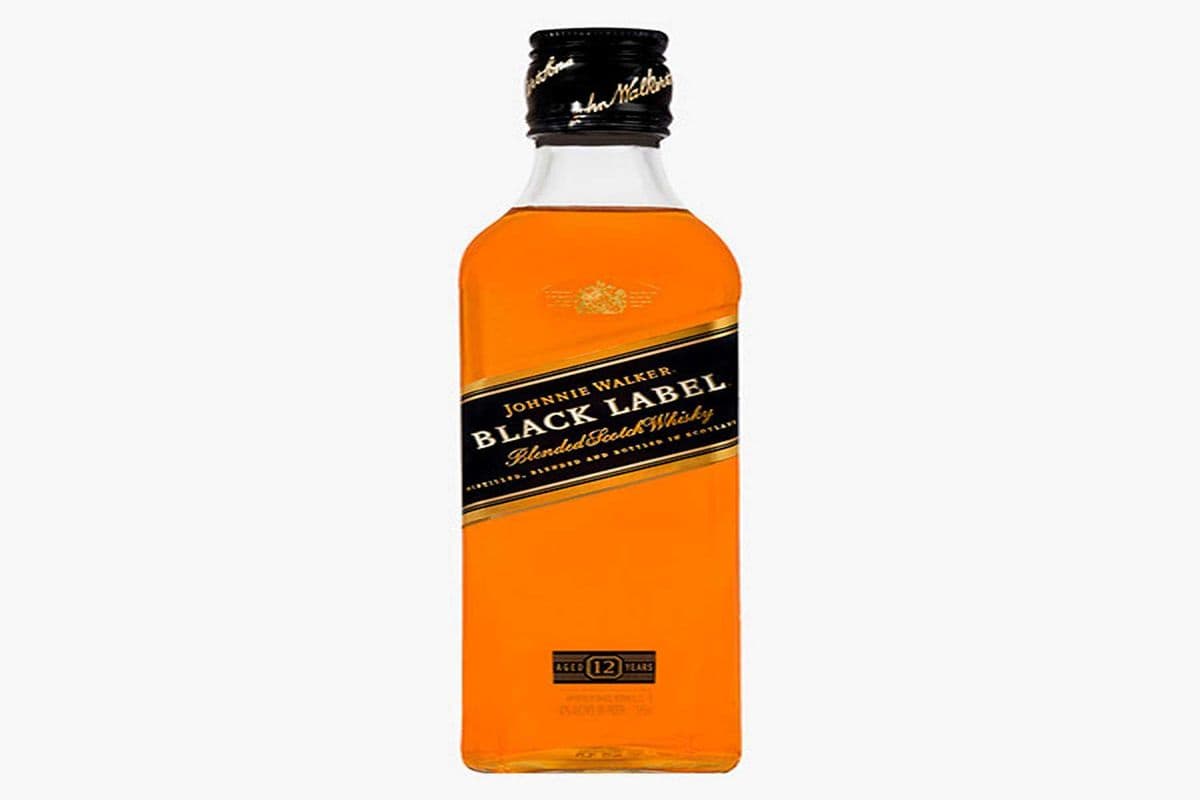 Johnnie Walker Black Label Scotch (1 x 375 ml)