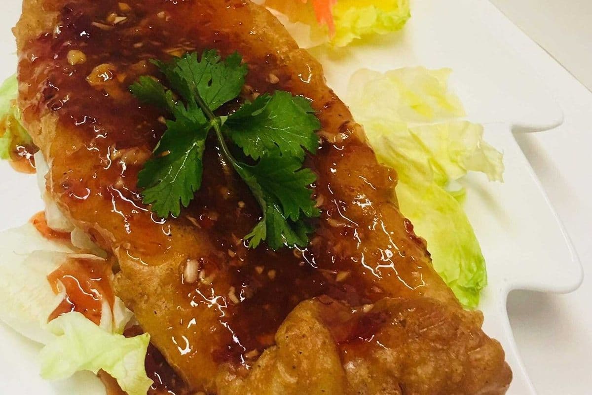 57. Chili Fish on Rice