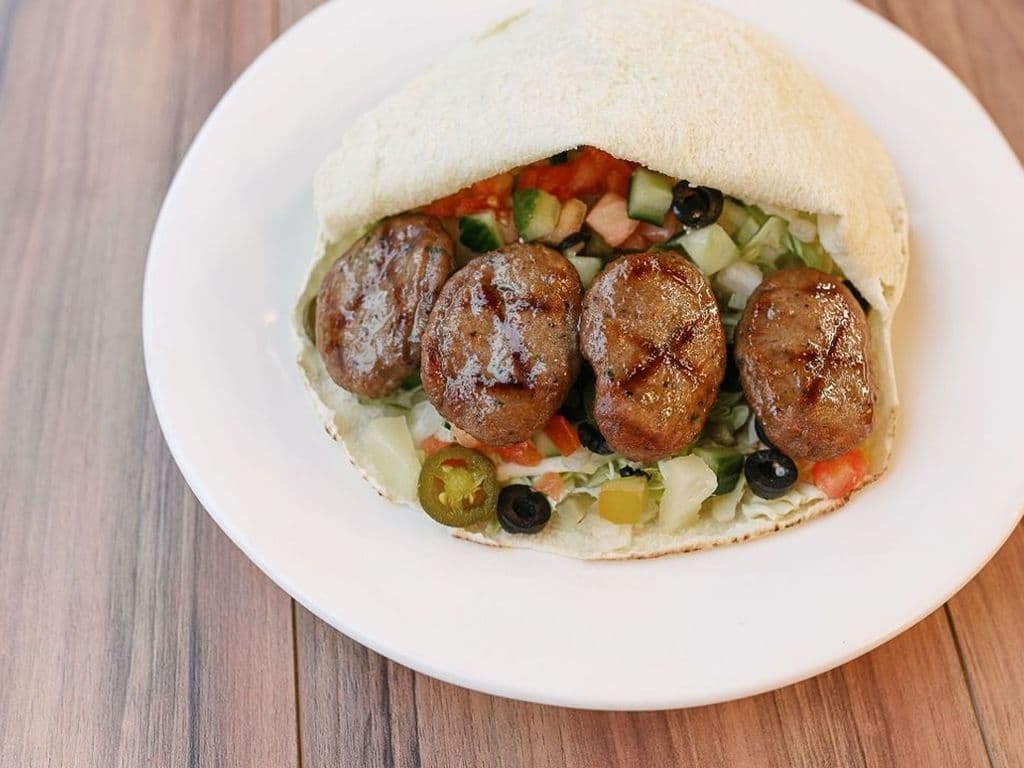 Small Kofte (Grilled Meatballs) Pita Wrap- OO