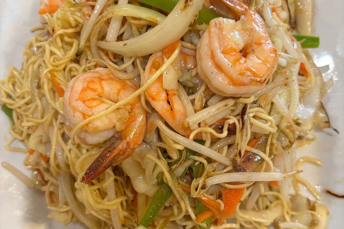56. Prawn Chow Mein