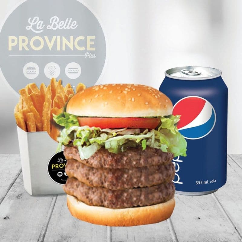 Trio Hamburger triple