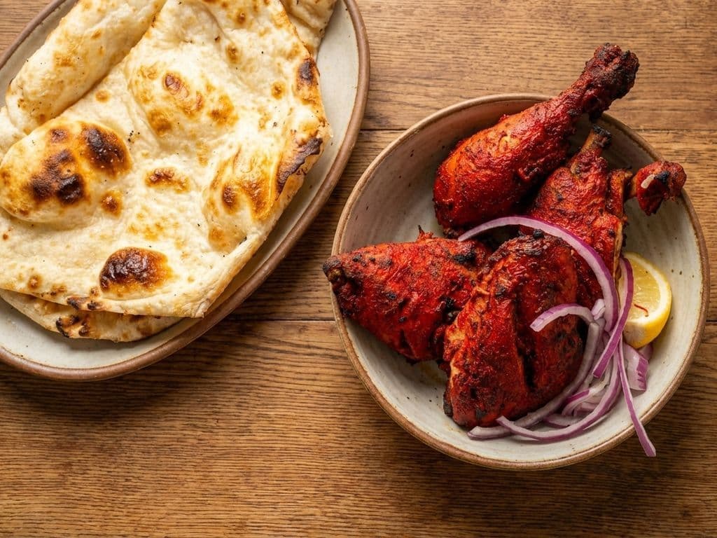 Half Tandoori Chicken with Naan