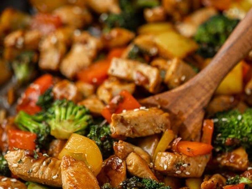 Stir Fry Jerk Chicken