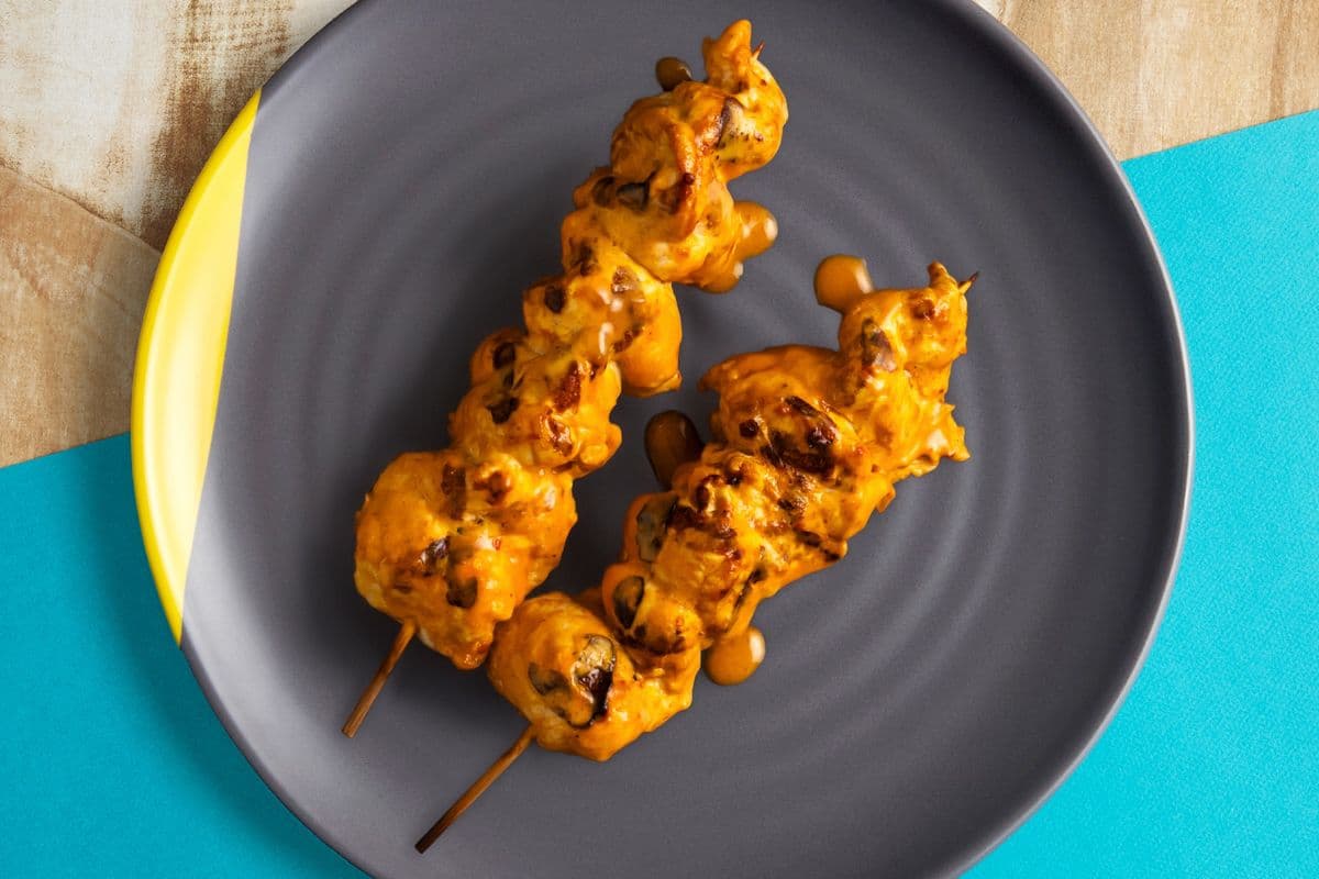 Two Chicken Tender Skewers