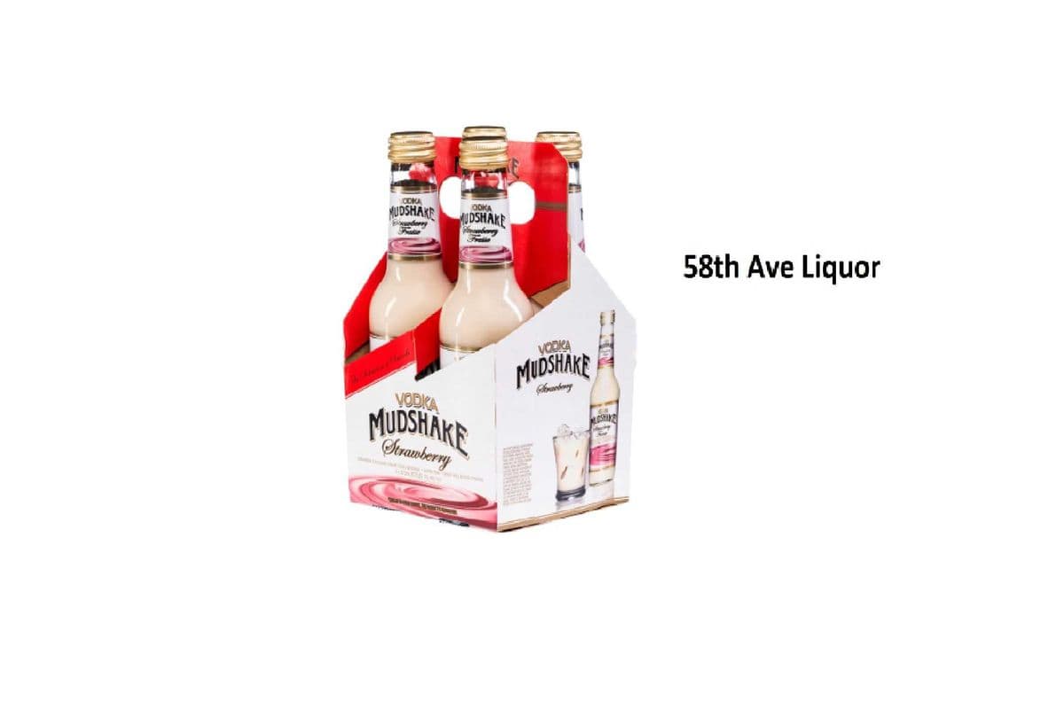 VODKA MUDSHAKE STRAWBERRY BOTTLES (1 x 4x270ML)