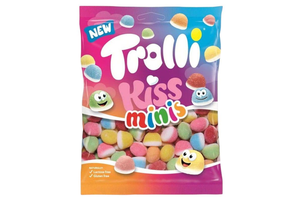 Trolli Kiss Minis (150gm) (339 Cal)