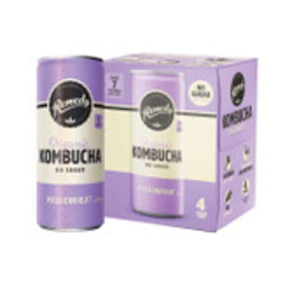 Remedy Bio Kombucha Passionfruit 330ml/ Remedy Bio Kombucha Passionfruit