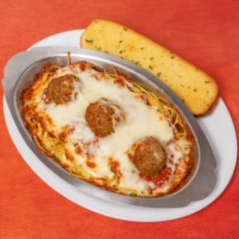 Spaghetti boulettes de viandes au gratin / Spaghetti and Meatballs au Gratin