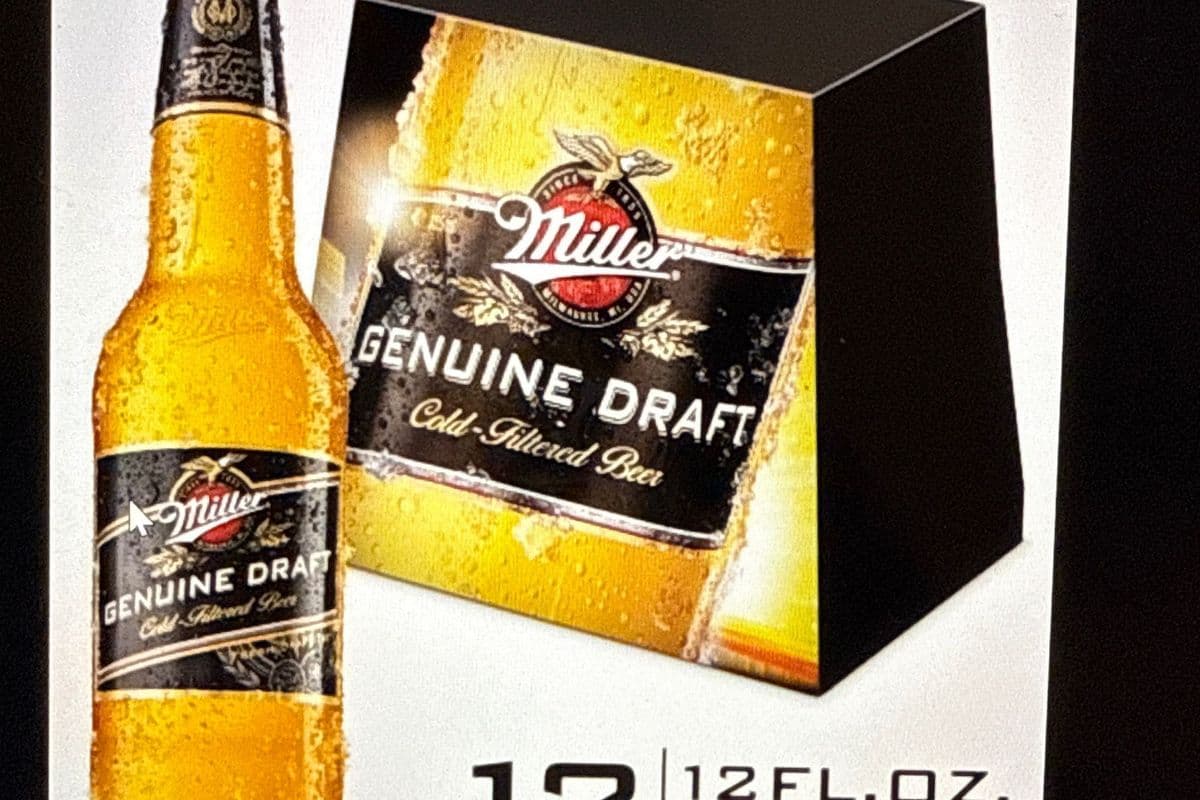 Millers Genuine Draft 12PK Bottle (12 x 330 ml Bottle)