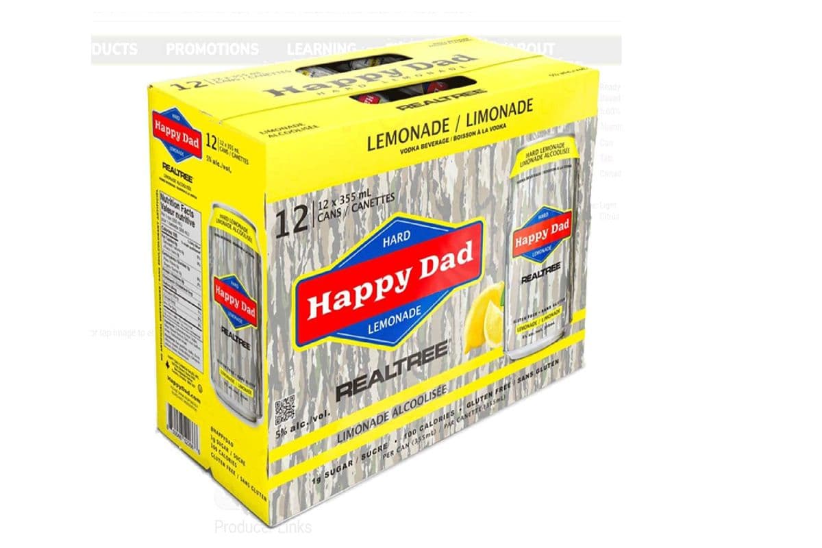 Happy Dad Hard Lemonade (12 x 355 ml cans)