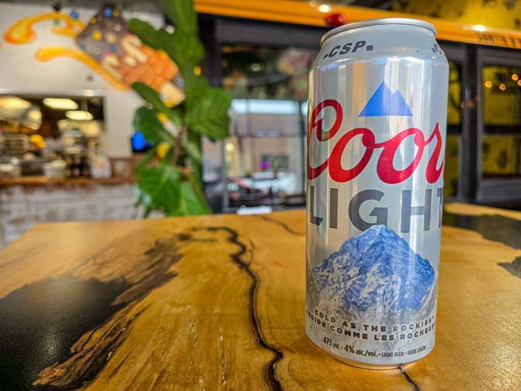 COORS LIGHT CANETTE