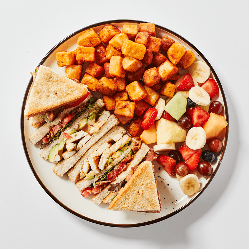 Club sandwich au poulet / Club sandwich with chicken