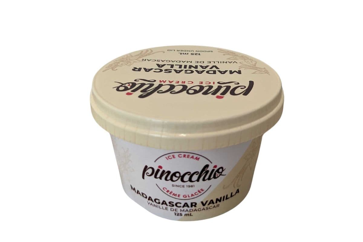 Pinocchio Ice Cream Madagascar Vanilla (Gluten Free) (125ml)