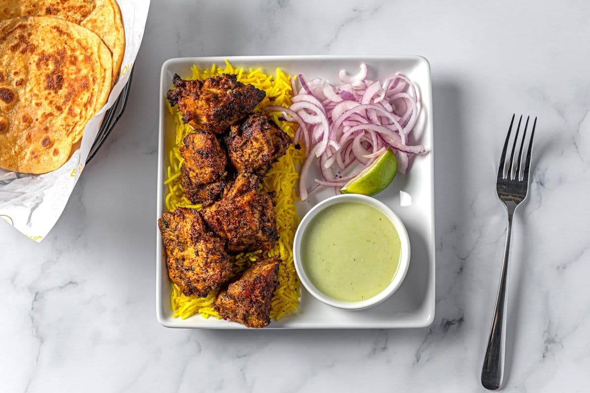 'Holic' Chicken Kabob With Rice