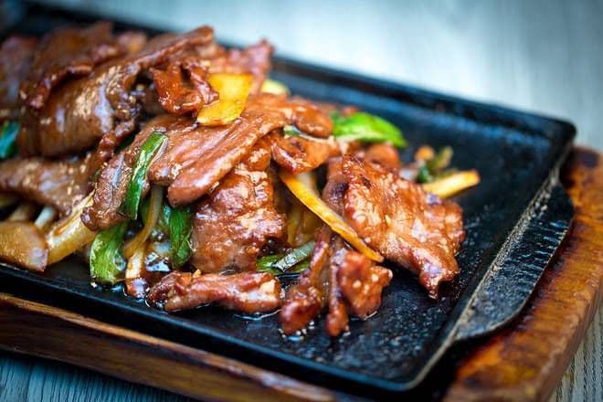 Sizzling Ginger Beef
