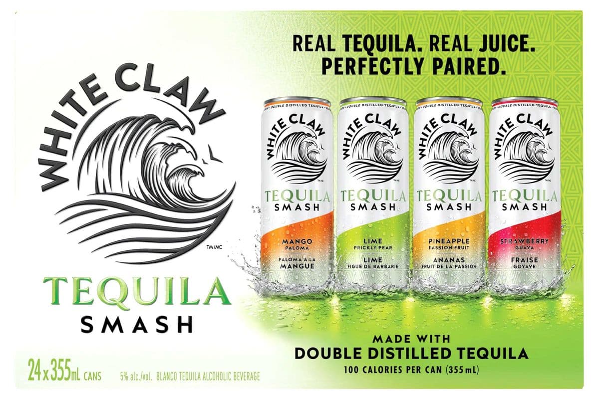 WHITE CLAW TEQUILA SMASH (24 PACK) (24 x 355ML CAN)