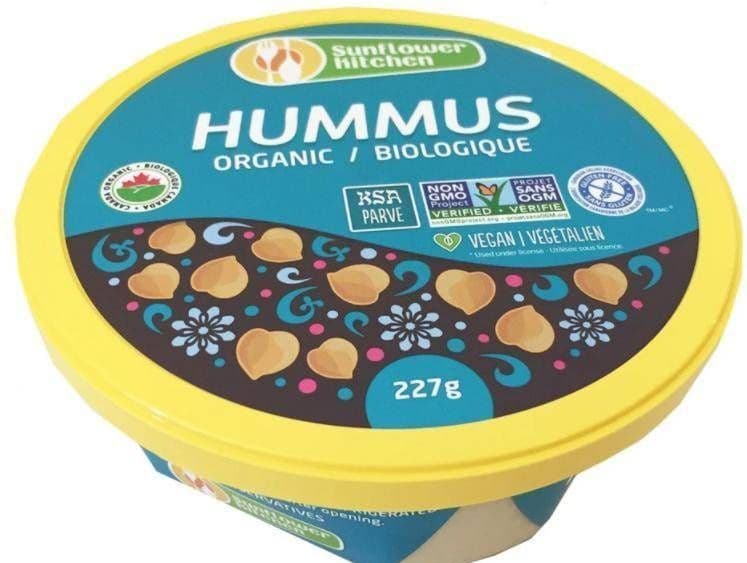 SUNFLOWER KITCHEN ORGANIC HUMMUS 227G