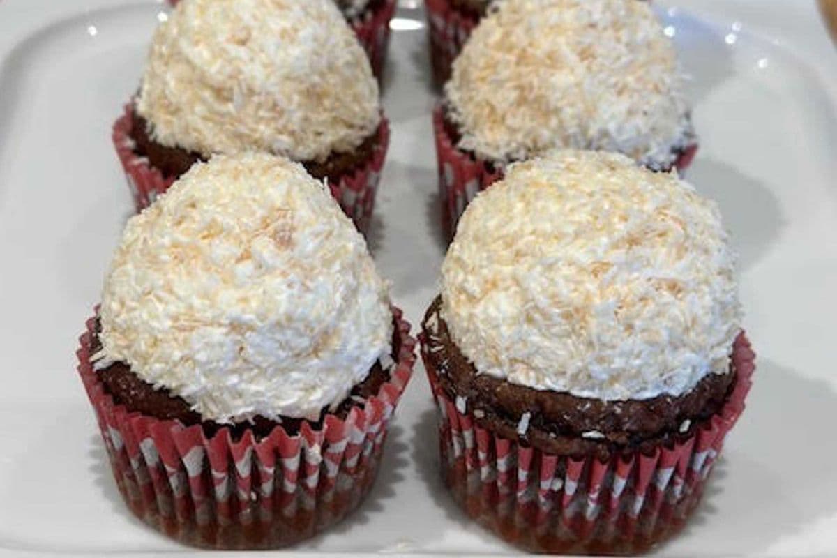 Chocolate Coconut Cupcake