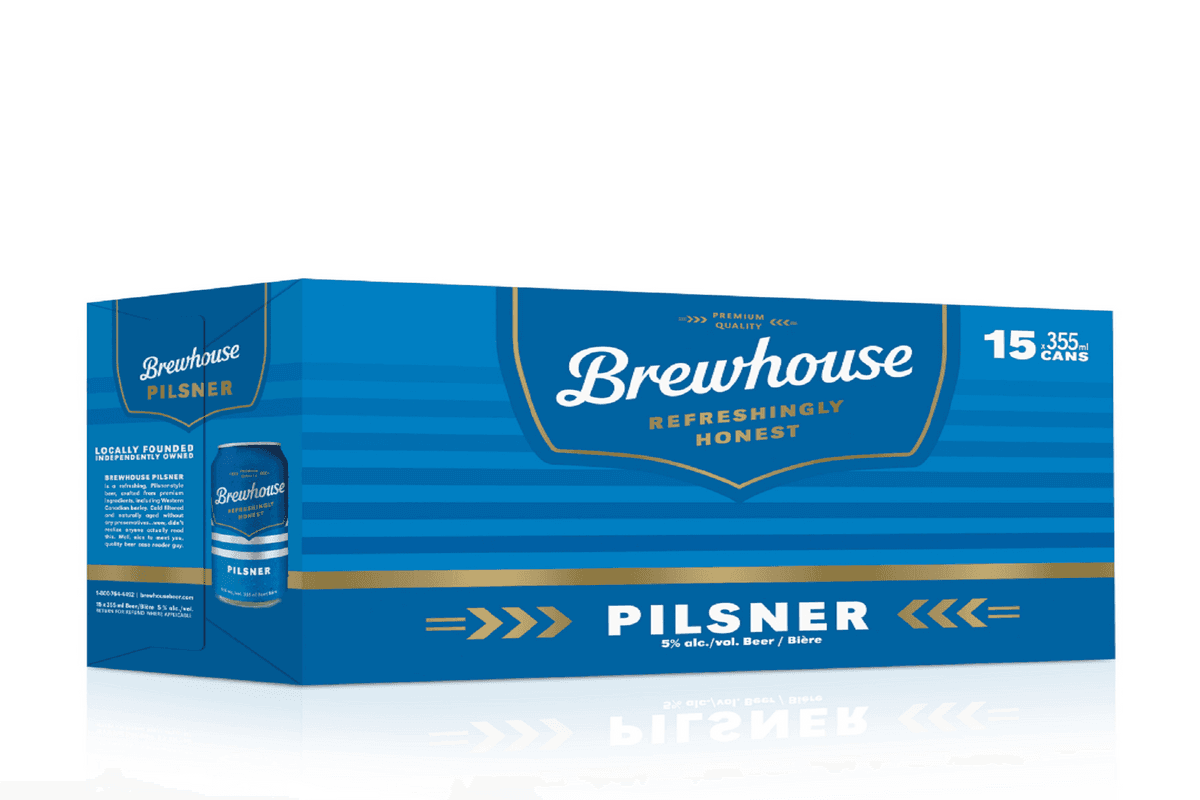 829465. Brewhouse Pilsner 15 Cans (15 x 15 Cans)