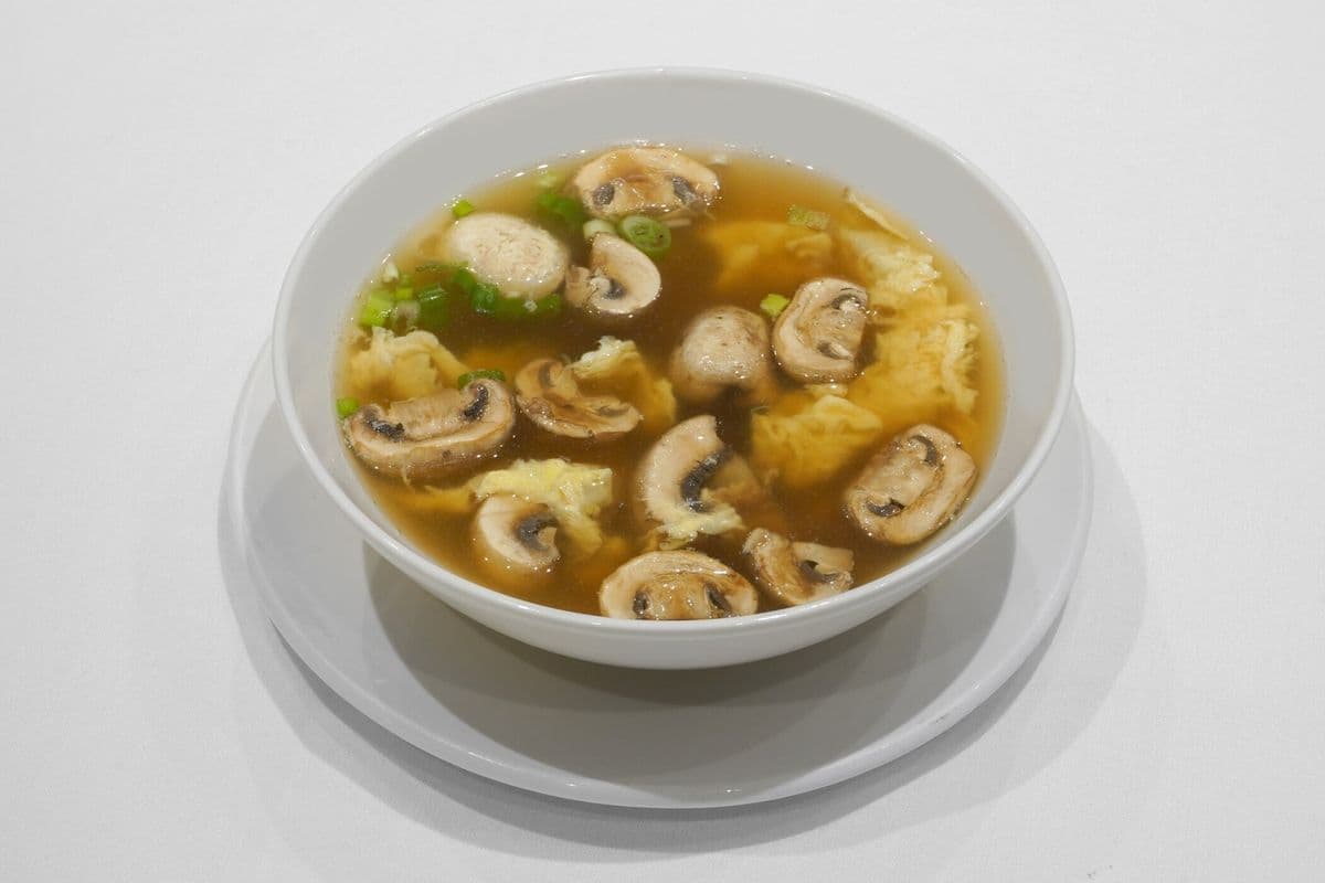 Mushroom Egg Drop Soup