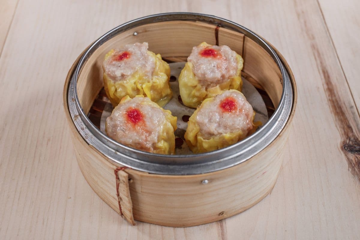 13. Steamed Pork Dumping (Sim Mai) (4 Pcs)