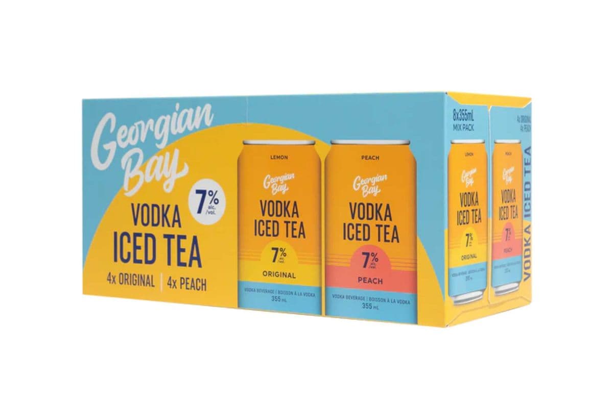 Georgian Bay Vodka Ice Tea (8 Cans) (8 x 355ml)