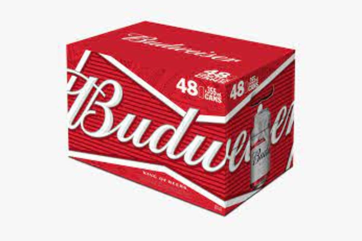 BUDWEISER 48 CANS (1 x 355 ml Cans)