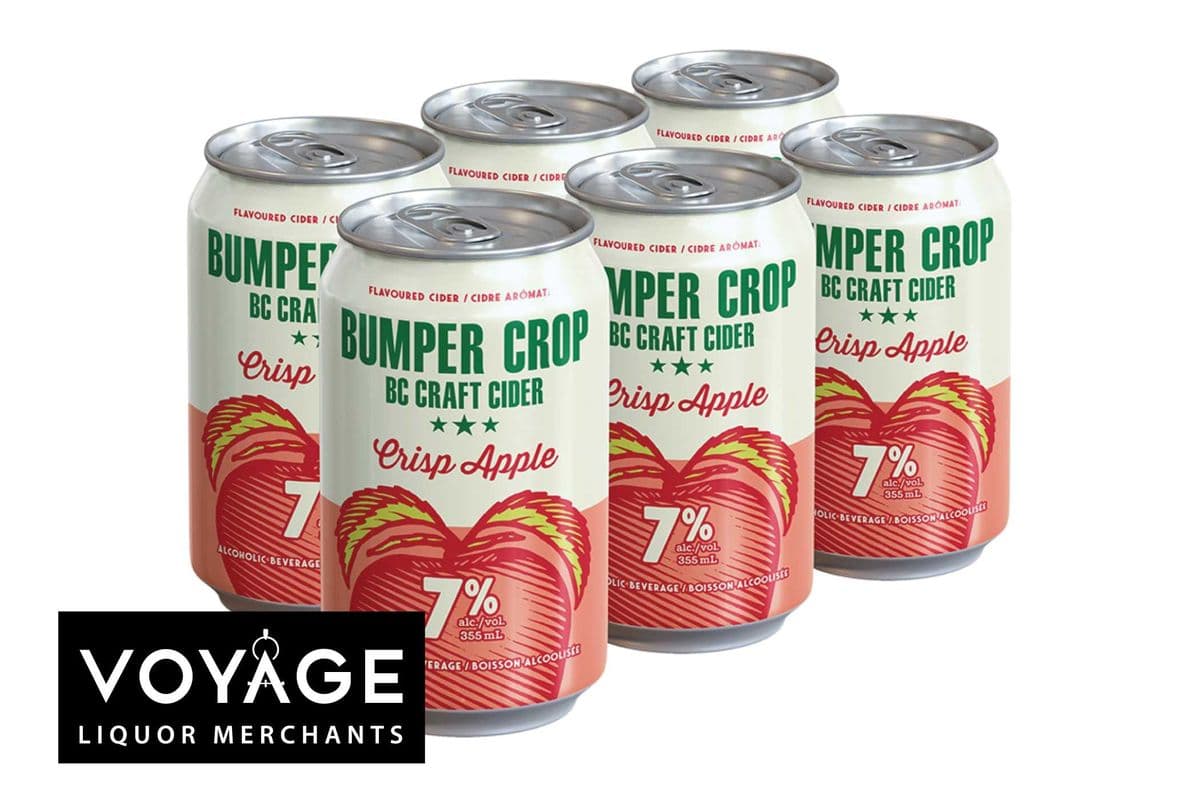 Bumper Crop Crisp Apple Cider (6 x 355 ML)