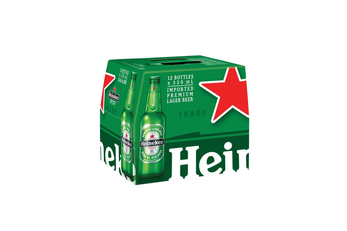 Heineken Lager (12 Bottles) (12 x 330 ml)