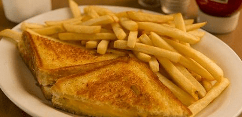 Grilled Cheddar Cheese Sandwich