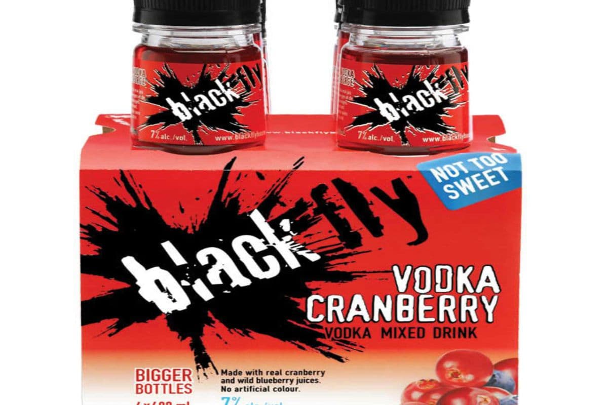 BLACK FLY VODKA CRANBERRY 4BTLS (1 x 4*400ML)