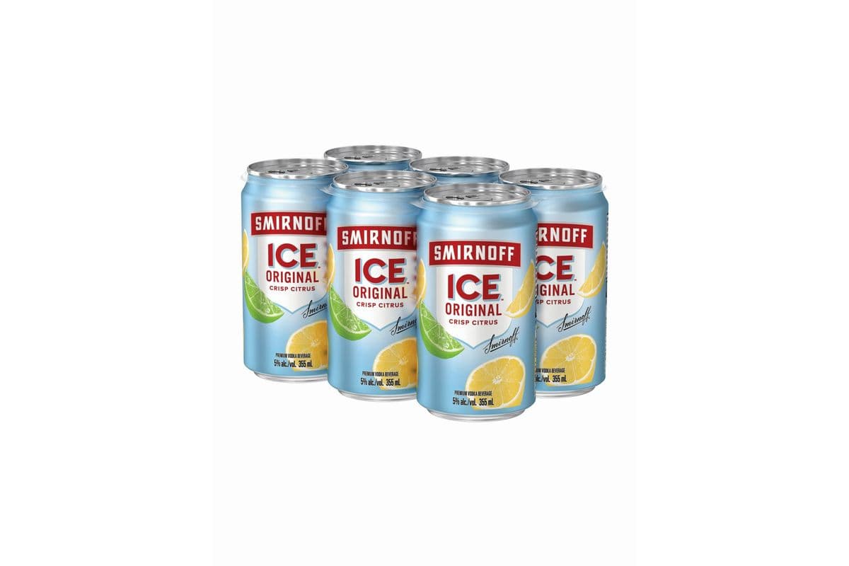 Smirnoff Ice Premium Vodka Beverage Crisp Citrus (1 x 473 ml)