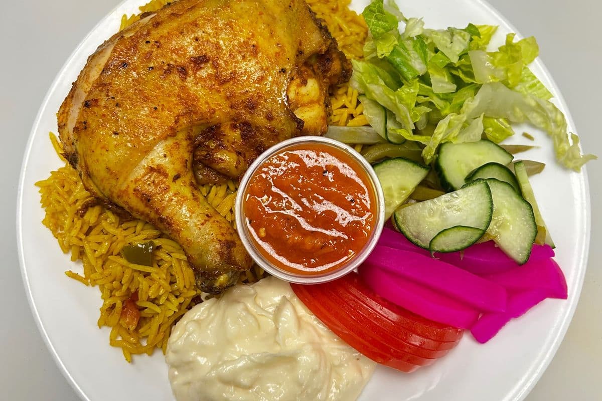 Chicken Mandi On Rice
