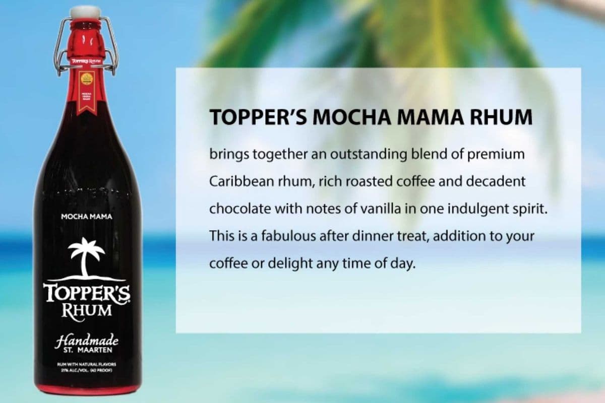 TOPPERS RHUM MOCHA MAMA (750ML) (1 x 750ML)