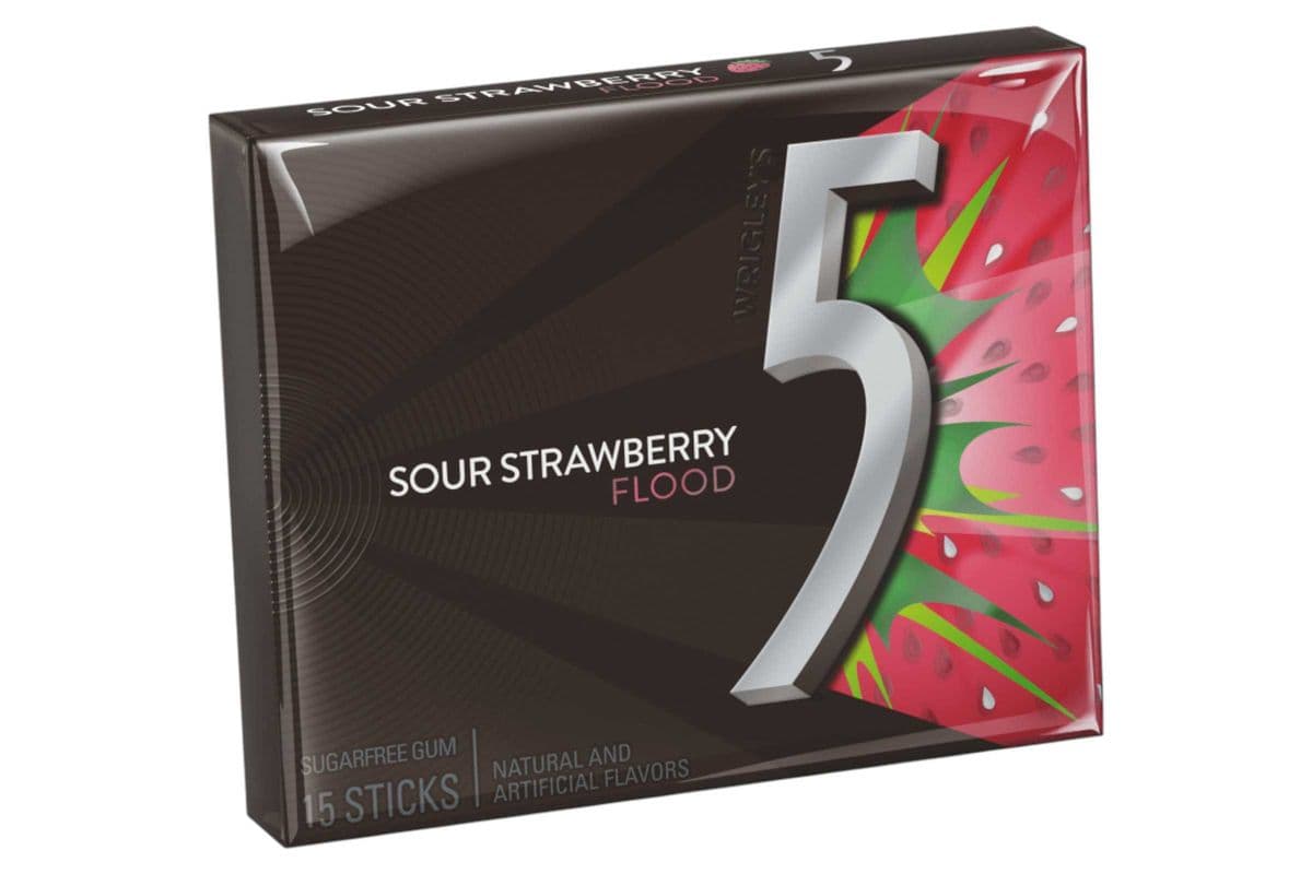 Wrigleys Sour Strawberrry (15pc) (5 Cal)