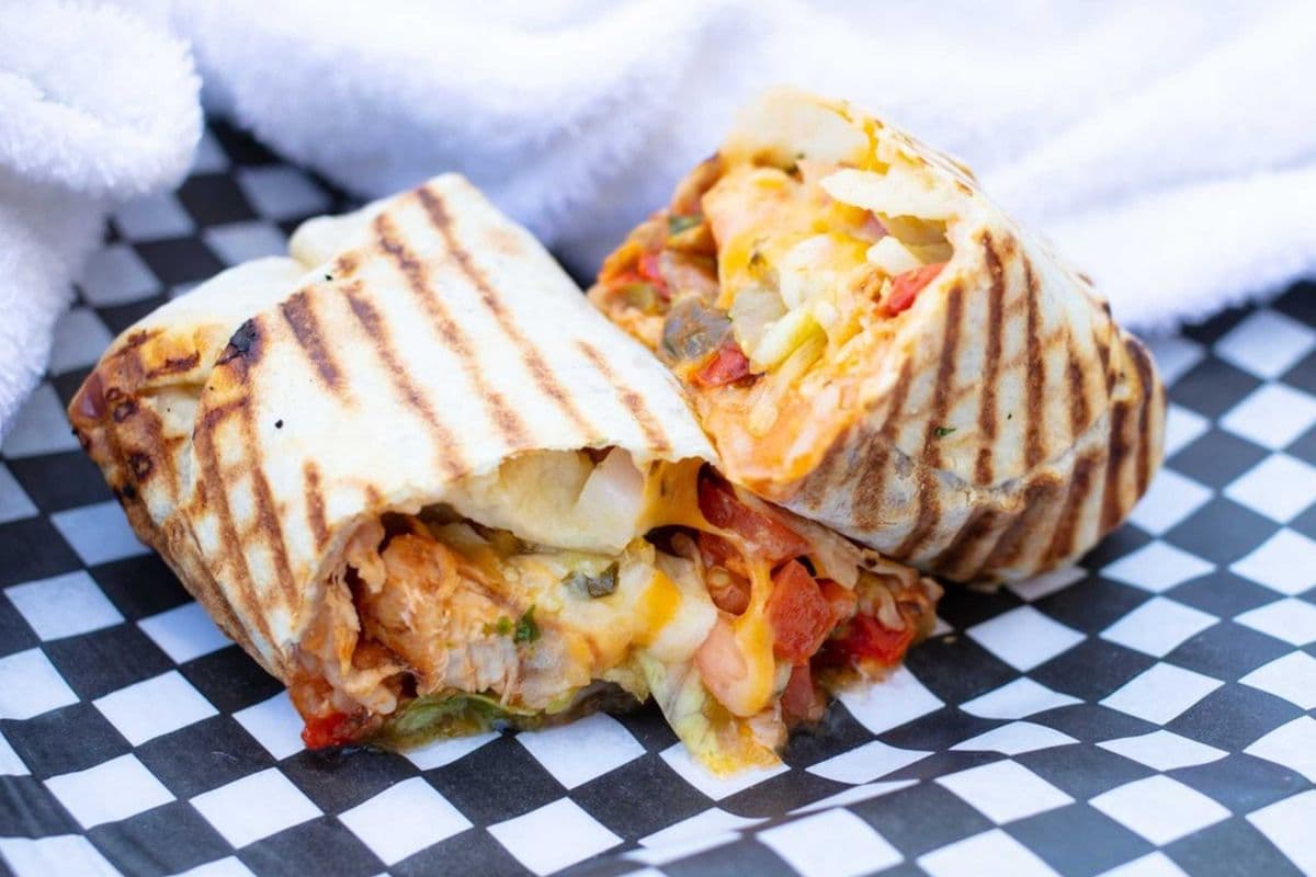 Build Your Own Rancho Chicken Burrito
